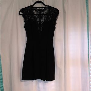 Black lace dress!